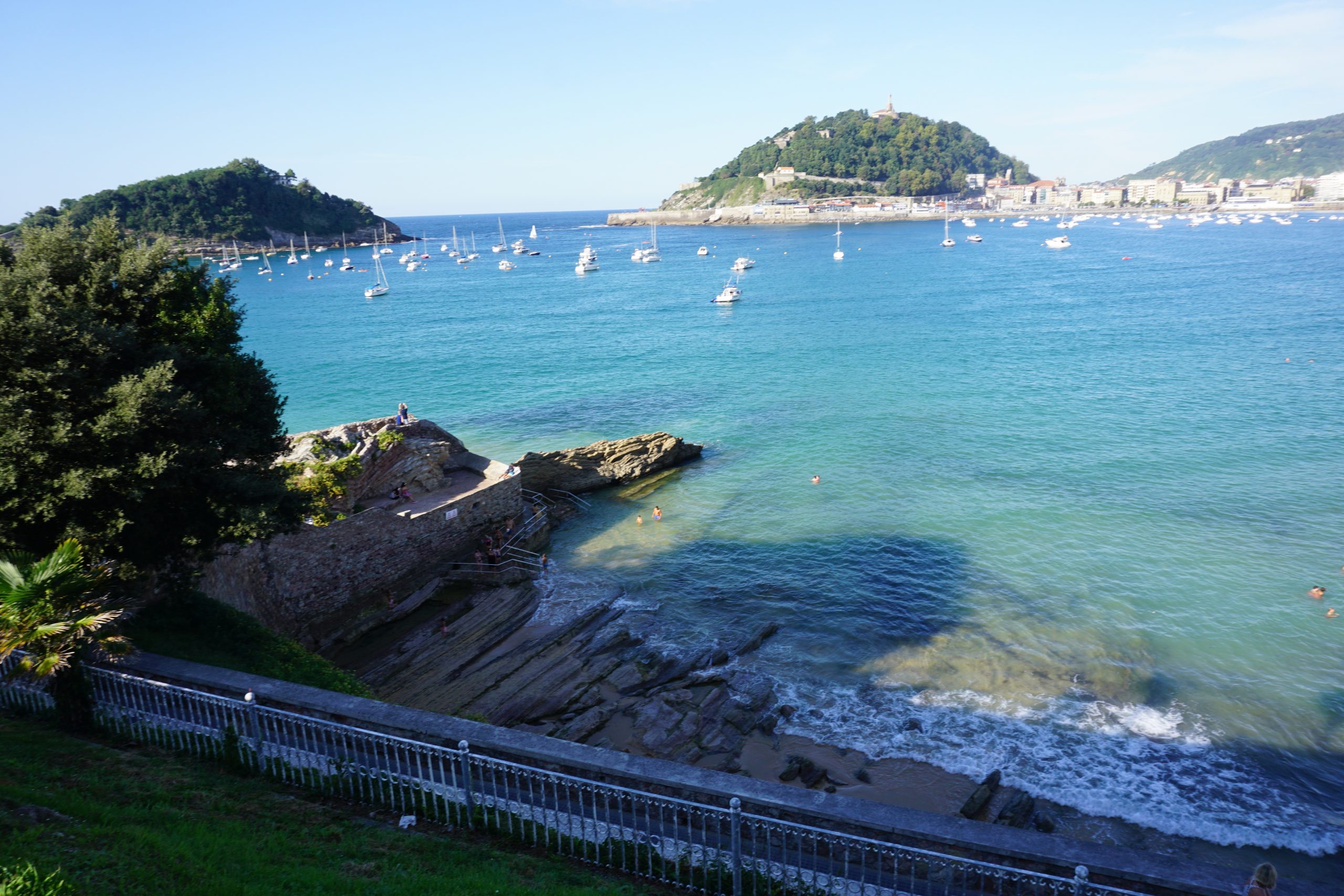 Uitzicht op San Sebastian Spanje