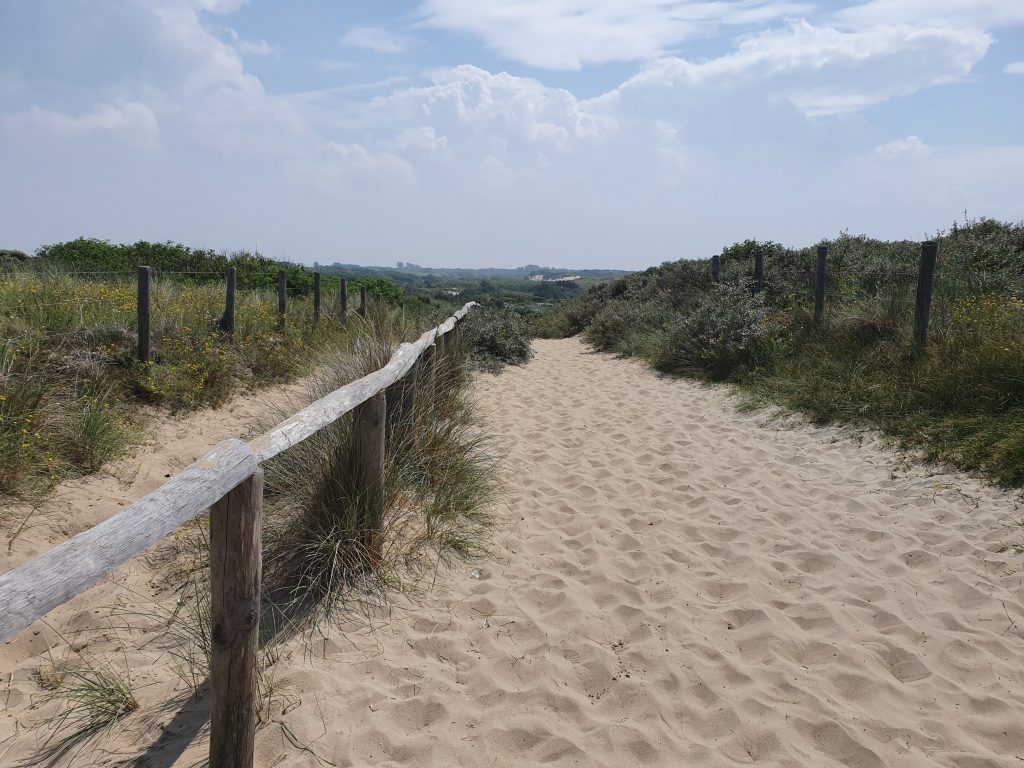 Wandelen door de duinen