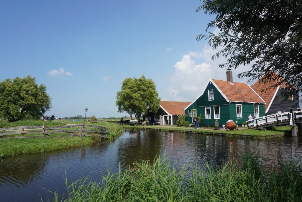 Zaanse Schans groene huisjes