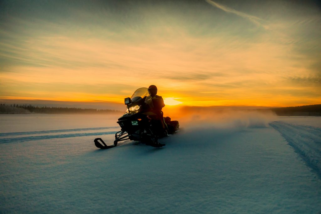 Sneeuwscooter Lapland