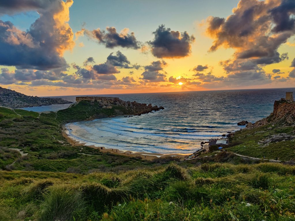 Golden bay Malta